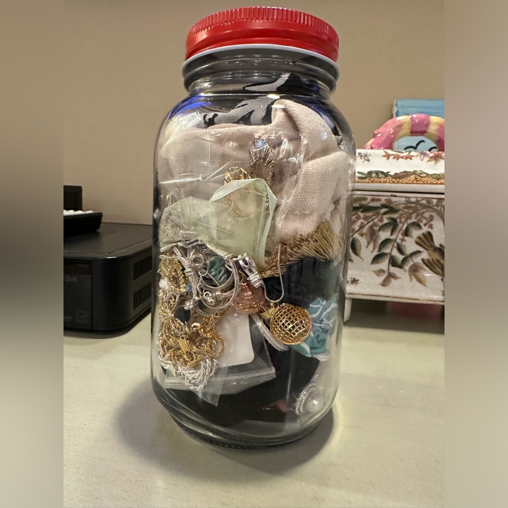 Mystery jewelry jar